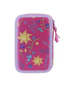 Estojo de três compartimentos Rapunzel premium - Entrelaçados