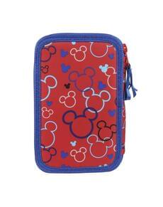 Estojo de três compartimentos Mickey premium