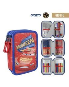 Estojo de três compartimentos Faísca McQueen - Cars 3