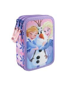 Estojo de três compartimentos Frozen