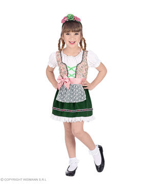 लड़की के लिए Oktoberfest बवेरियन पोशाक