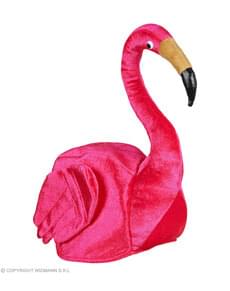 Gorro de flamingo rosa para adulto