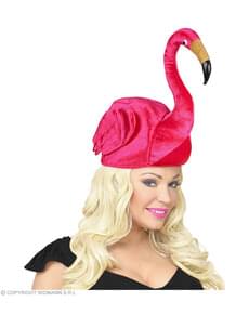 Gorro de flamingo rosa para adulto