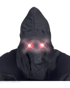 Máscara de morte de olhos vermelhos para adulto