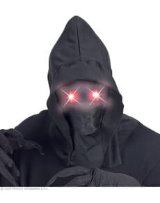 Máscara de morte de olhos vermelhos para adulto