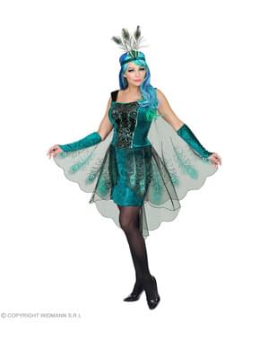 Pauw kostuum voor vrouwen