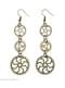 Pendientes steampunk metalizados