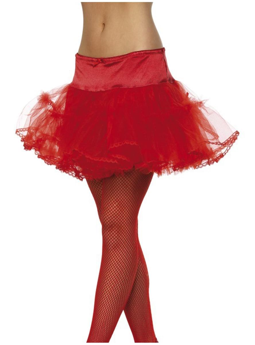 Hot Red Tulle Petticoat