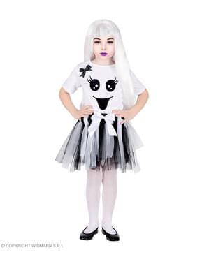 Disfraz de fantasma adorable para niña
