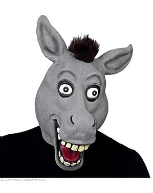 Máscara de burro engraçado para adulto