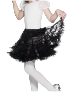 Dievčatá čiernej Tulle Petticoat