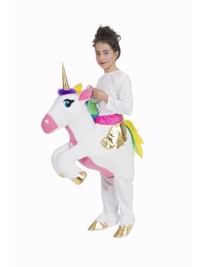 לשאת אותי לבן Unicorn תלבושות לילדים