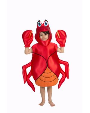 Fato de caranguejo infantil