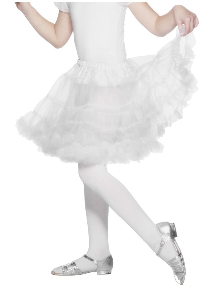 White Tulle Petticoat Girls
