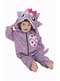 Pink dinosaur costume for babies