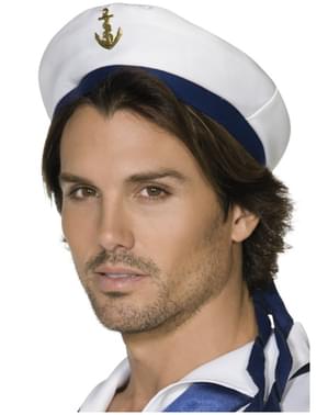 Gorra de marinero con ancla