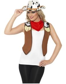 Kit de mulher do selvagem Oeste