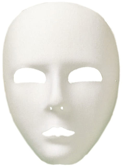 Weiße Basis Maske