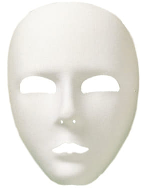 Klasyczna biała maska