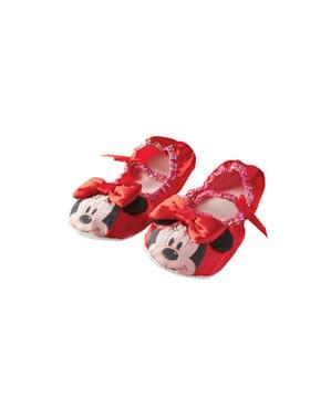 Balerinas de Minnie Mouse rojas para niña