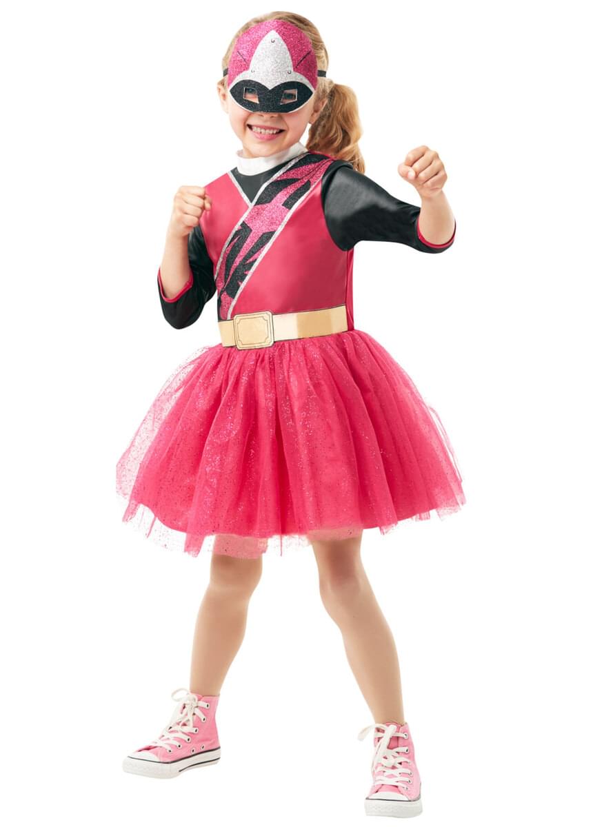 Costume di Power Ranger rosa per bambina - Power Rangers Ninja Steel
