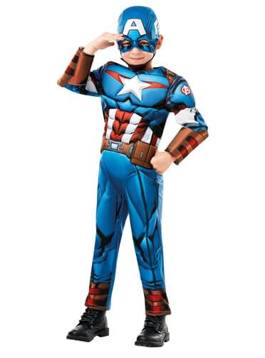 Deluxe Captain America costume for boys - Marvel