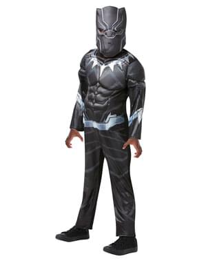 Black Panther Kostüm deluxe für Jungen - Marvel