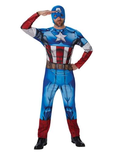 Disfraz de Capitán América para hombre - Marvel