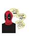 Deadpool masker met teksten voor volwassenen
