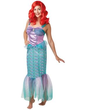 Spooktacular Creations Costume Da Sirena Principessa Per Bambina – Include Vestito, Parrucca Rossa, Corona, Bacchetta E Guanti, Taglie 3-10 Anni
