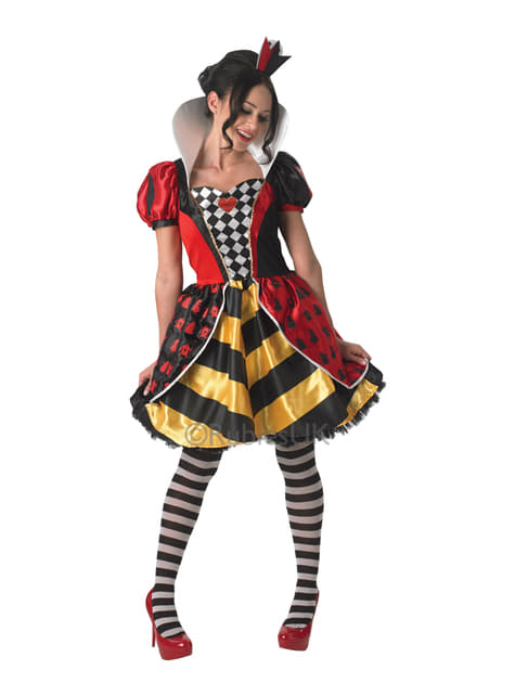 religie linnen Burger Queen of Hearts kostuum voor vrouw - Alice in Wonderland. Volgende dag  geleverd | Funidelia
