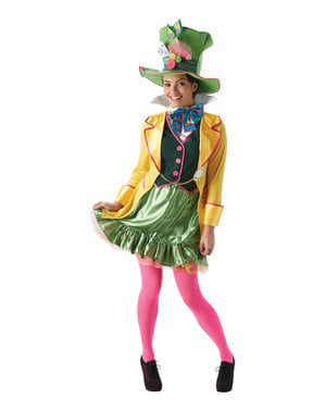 Verrückter Hutmacher Kostüm für Damen - Alice im Wunderland