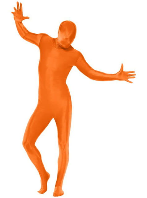 Ολόσωμη στολή πορτοκάλι για ενήλικες