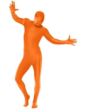 Апельсиновый облегающий костюм