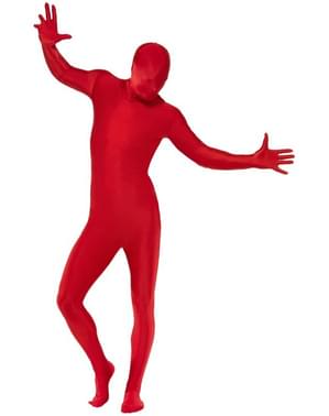 Червоний суцільний костюм для дорослих