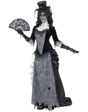 Дамски костюм на призрак на вдовица зомби