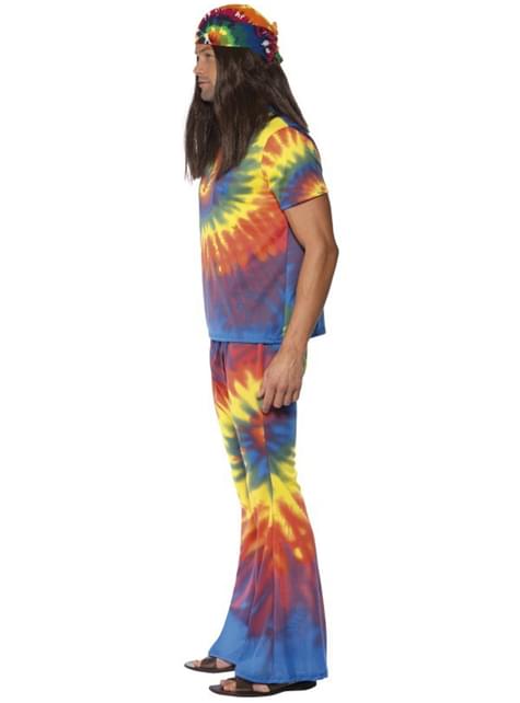 Costume Hippie Multicolore uomo