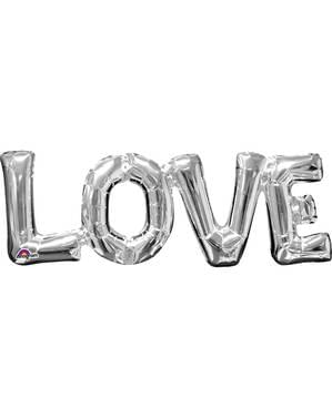 Balon Silver Love