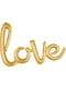 Love Luftballon gold