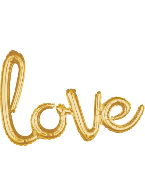 Palloncino Love dorato