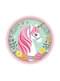 8 Magical Unicorn dessert plates  (18 cm) - Pretty Unicorn