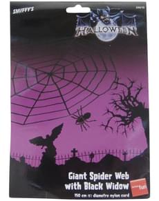 Toile d'araignée noire