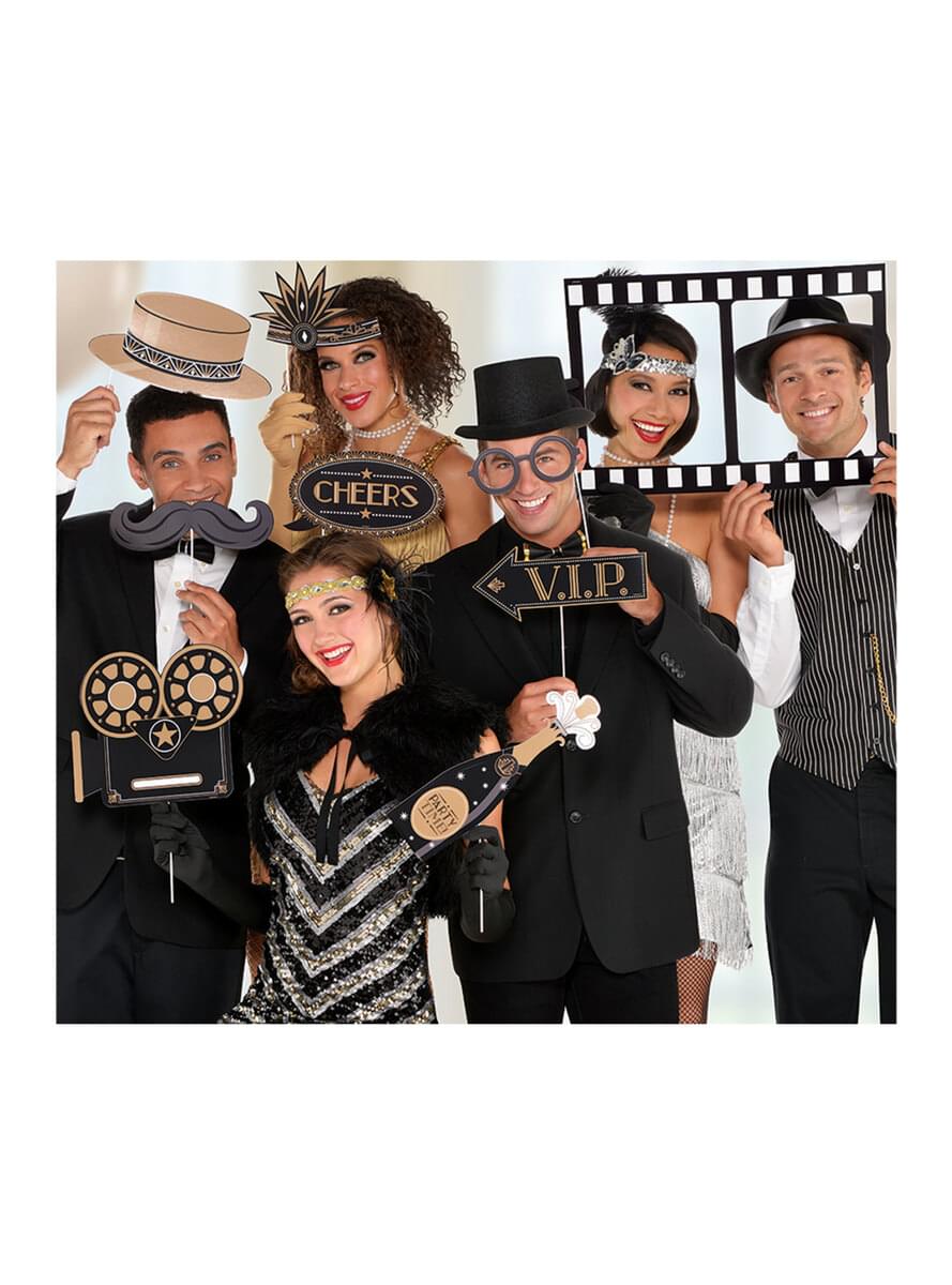 12 accesorios photocall Hollywood