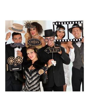 12 accessoires Photo booth Hollywood