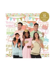 Kit decoração de parede Confetti Fun