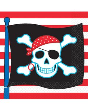 16 șervețele Pirate Party