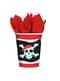 Piraten Party Becher Set 8-teilig