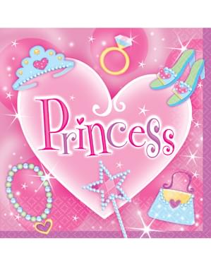 17 Serviettes en papier Princess