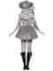Costume da pirata fantasma grigio per donna