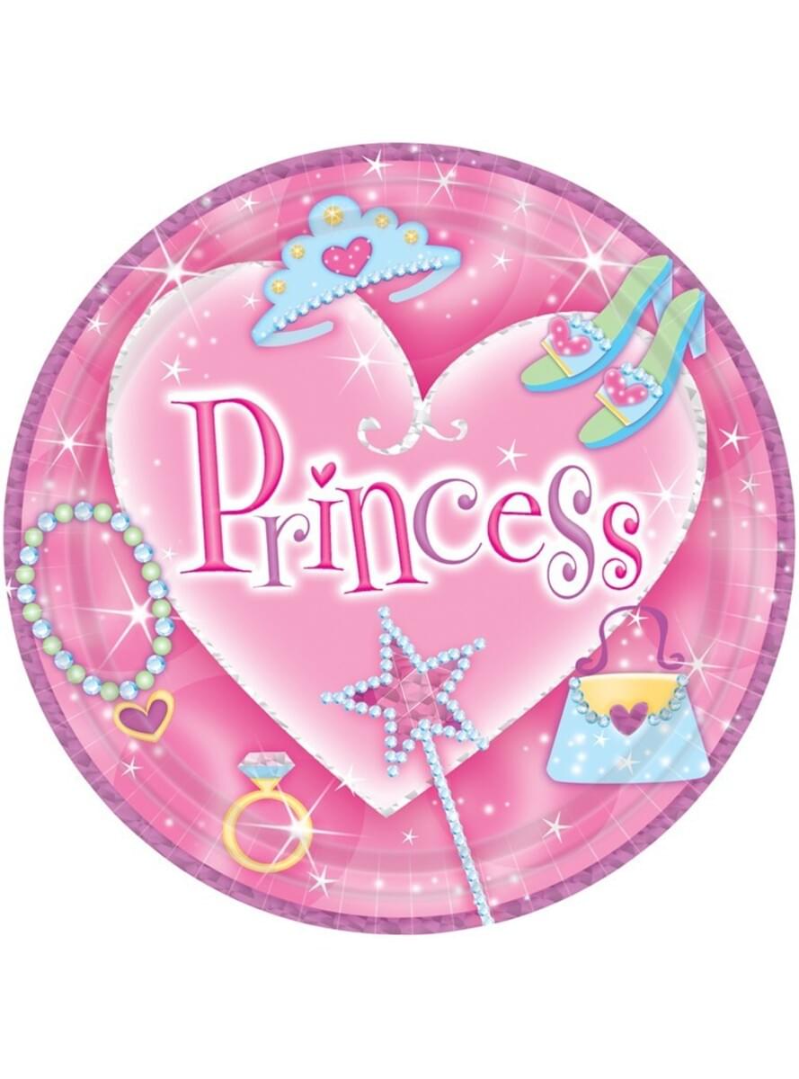 8 grandes assiettes Princess